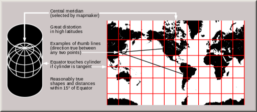 Usgs map mercator